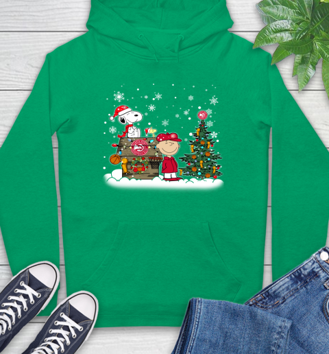 Atlanta Hawks NBA Basketball Christmas The Peanuts Movie Snoopy Hoodie 8