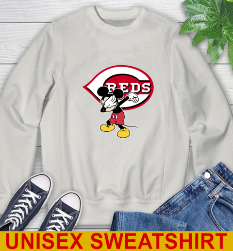 Cincinnati Reds MLB Baseball Dabbing Mickey Disney Sports Sweatshirt 12
