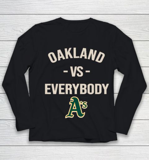 Oakland Athletics Vs Everybody Youth Long Sleeve