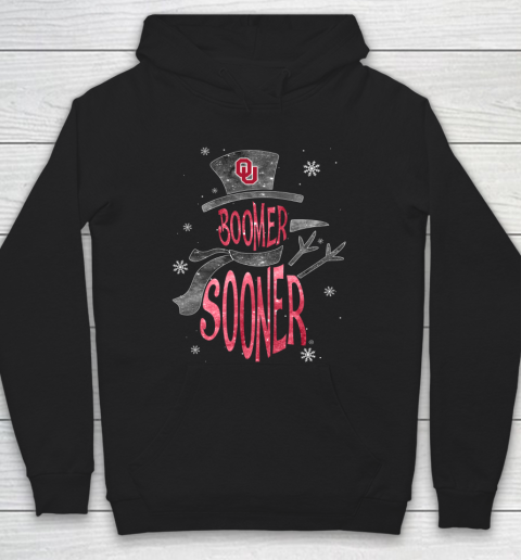 Oklahoma Sooners Christmas Snowman Hoodie