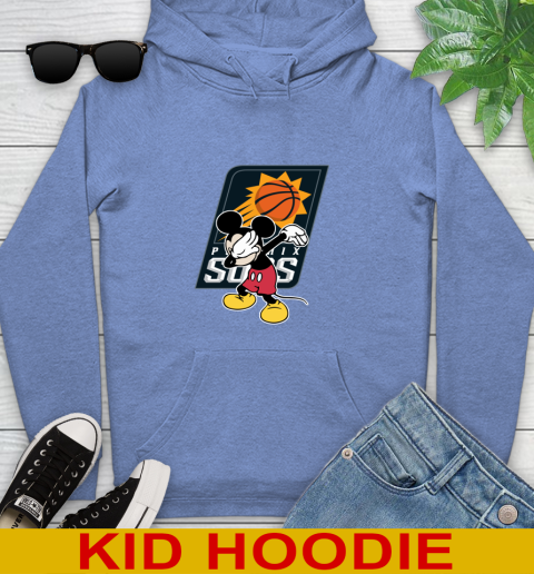Phoenix Suns NBA Basketball Dabbing Mickey Disney Sports Youth Hoodie 12