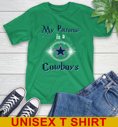 NFL Football Harry Potter My Patronus Is A Dallas Cowboys T-Shirt 7