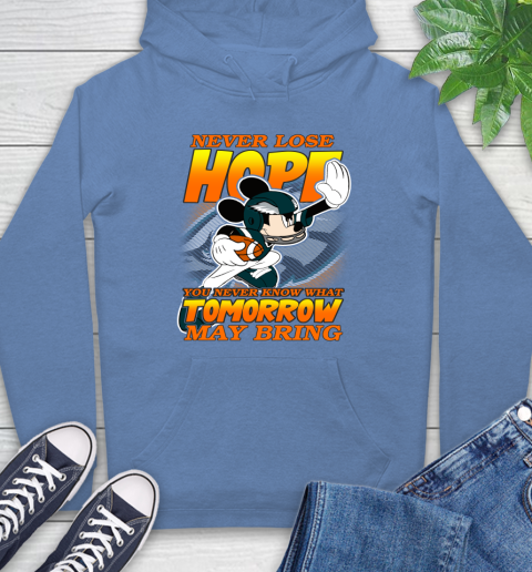Philadelphia Eagles NFL Football Mickey Disney Never Lose Hope Hoodie 11