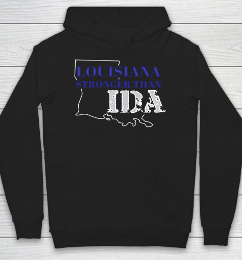 Louisiana stronger than Hurricane IDA Hoodie
