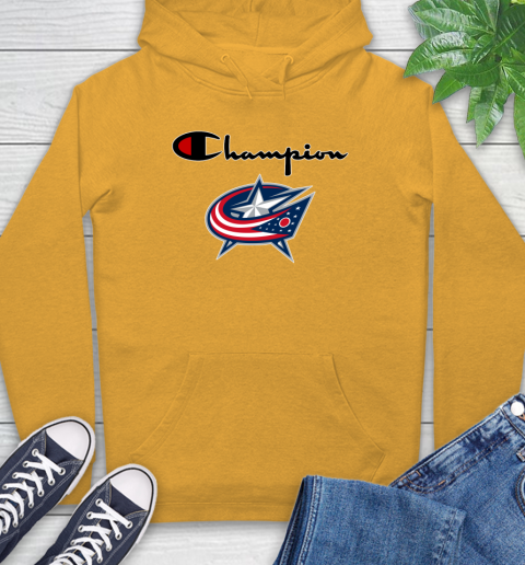 NHL Hockey Columbus Blue Jackets Champion Shirt Hoodie 2