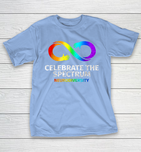 Neurodiversity Celebrate Spectrum Infinity Autism Awareness T-Shirt 10