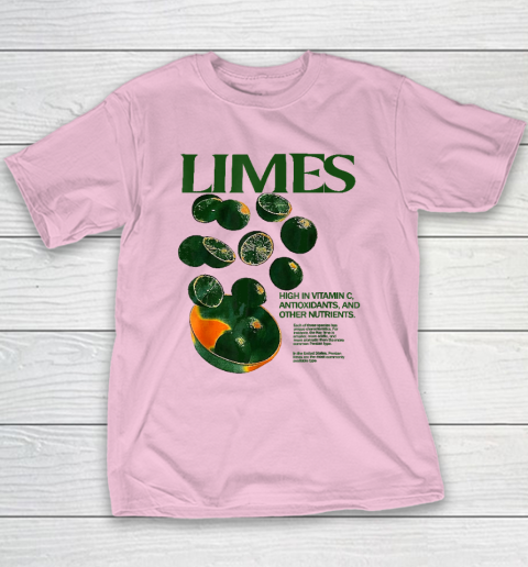 Limes Funny High In Vitamin C Antioxidants Other Nutrients Youth T-Shirt 6