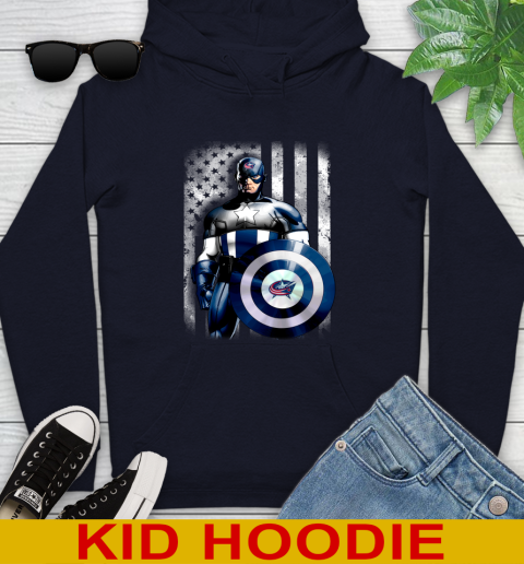 Columbus Blue Jackets NHL Hockey Captain America Marvel Avengers