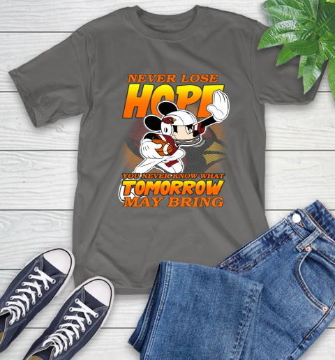 Atlanta Falcons NFL Football Mickey Disney Never Lose Hope (2) T-Shirt 10