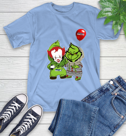 Seattle Seahawks Baby Pennywise Grinch Christmas Nfl Football T