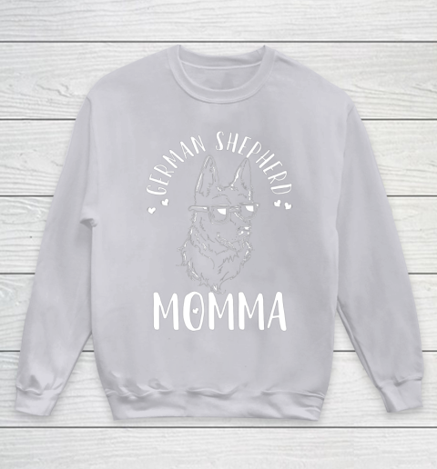 Dog Mom Shirt German Shepherd Momma Dog Mom Mama Gift Youth Sweatshirt 3