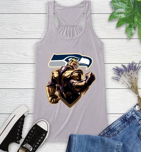 NFL Thanos Avengers Endgame Football Sports Seattle Seahawks Racerback Tank 5