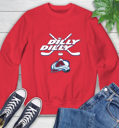 NHL Colorado Avalanche Dilly Dilly Hockey Sports Sweatshirt 10