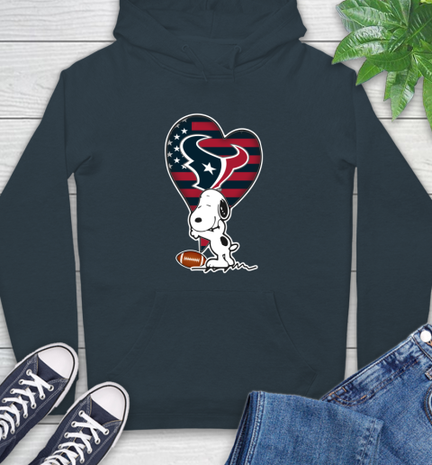 Houston Texans NFL Football The Peanuts Movie Adorable Snoopy Hoodie 7