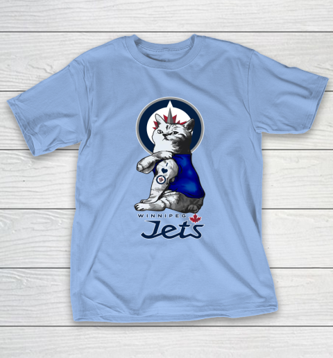 NHL My Cat Loves Winnipeg Jets Hockey T-Shirt 10