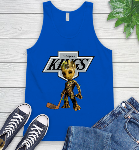 Los Angeles Kings NHL Hockey Groot Marvel Guardians Of The Galaxy Tank Top 5