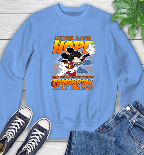Atlanta Falcons NFL Football Mickey Disney Never Lose Hope (1) Sweatshirt 11