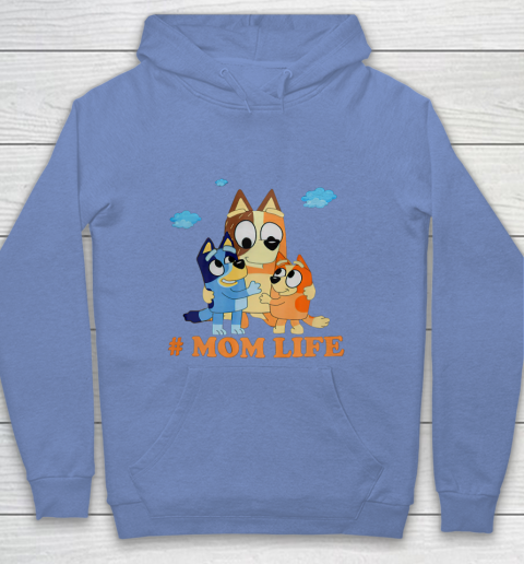I Love Mom Blueys Love Parents Day #Momlife Youth Hoodie 8