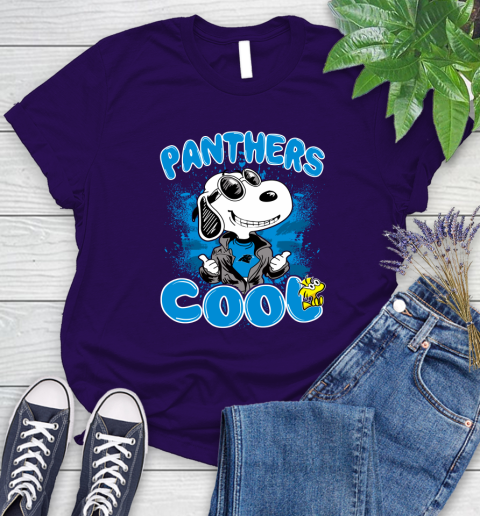 NFL Football Carolina Panthers Cool Snoopy Shirt Women's T-Shirt 4