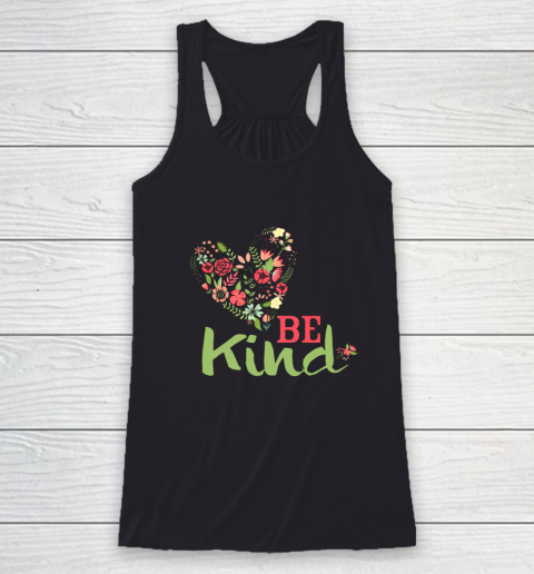 Womens Be Kind for Women and Girls Racerback Tank