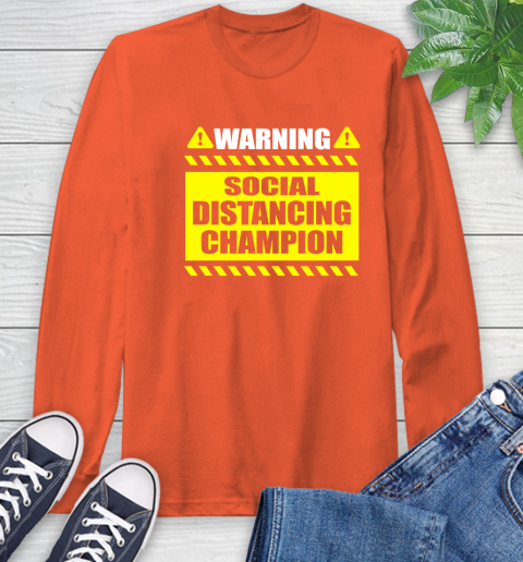 Coronavirus Shirt  Warning Social Distancing Champion 57