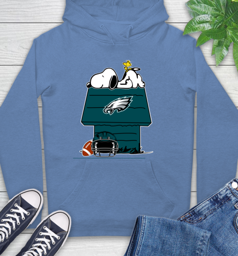 Philadelphia Eagles NFL Football Snoopy Woodstock The Peanuts Movie Hoodie 11