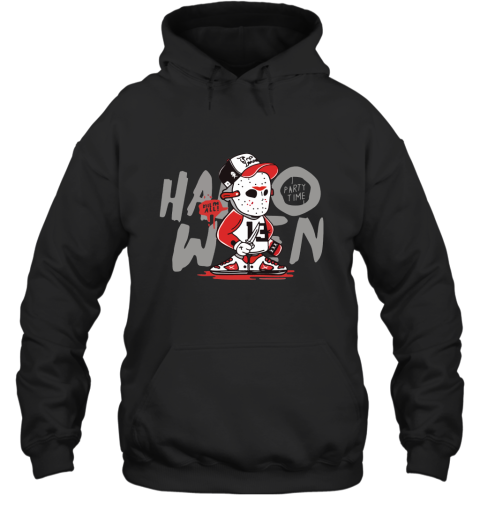 erj1 jason voorhees kill im all party time halloween shirt hoodie 23 front black
