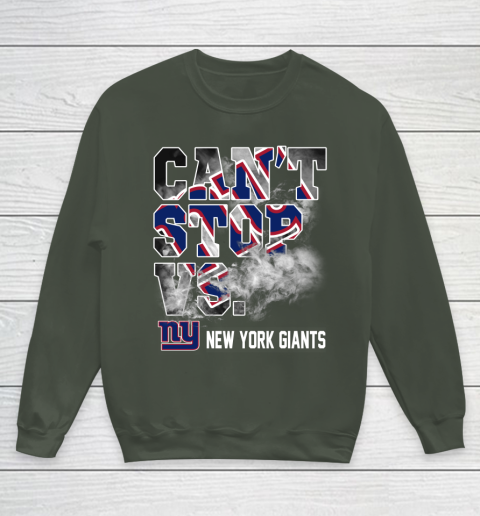 NFL New York Giants Can't Stop Vs Youth Sweatshirt 8