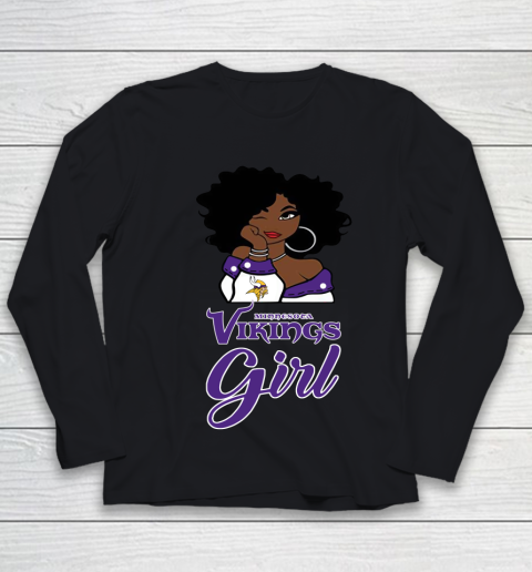 Minnesota Vikings Girl NFL Youth Long Sleeve