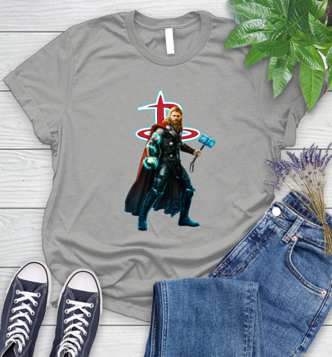 NBA Thor Avengers Endgame Basketball Houston Rockets Women's T-Shirt 10