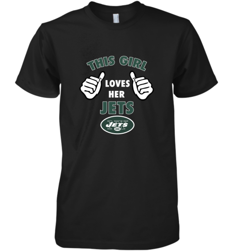 This Girl Loves Her New York Jets Premium Men's T-Shirt