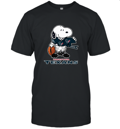 Snoopy A Strong And Proud Houston Texans Player NFL Unisex Jersey Tee