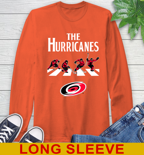 NHL Hockey Carolina Hurricanes The Beatles Rock Band Shirt Long Sleeve T-Shirt 4