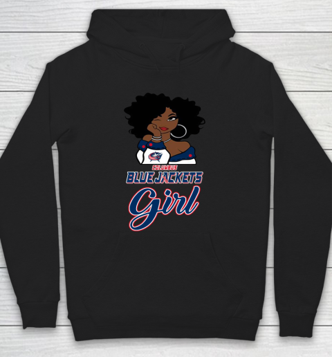 Columbus Blue Jackets Girl NHL Hoodie 2