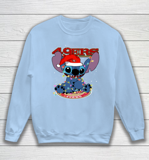San Francisco 49ers NFL Football noel stitch Christmas Sweatshirt 4