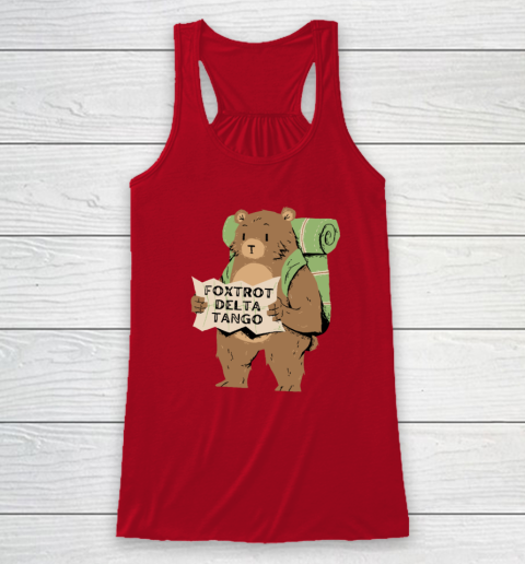 Bear Foxtrots Deltas Tangos Funny Racerback Tank 3