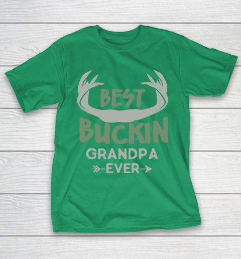 Grandpa Funny Gift Apparel  Deer Hunting Bucking Grandpa T-Shirt 5