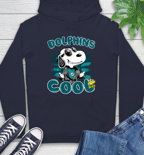 NFL Football Miami Dolphins Cool Snoopy Shirt Hoodie 3