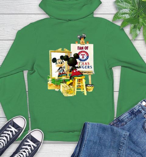MLB Baseball Texas Rangers Mickey Drawing Shirt 21