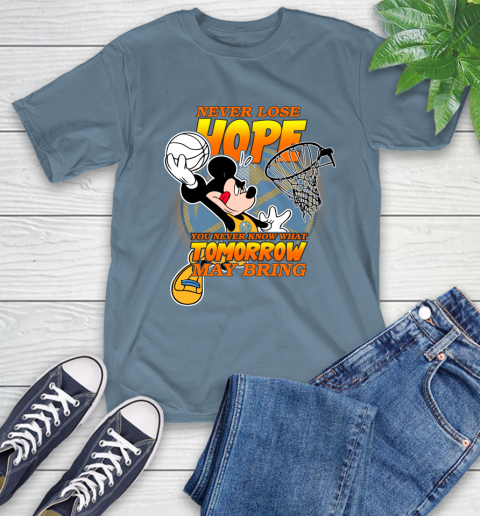 Denver Nuggets NBA Basketball Mickey Disney Never Lose Hope T-Shirt 8