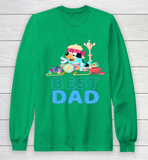 Bluey Best Dad Matching Family For Lover Long Sleeve T-Shirt 4