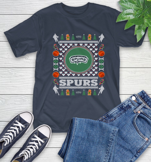 San Antonio Spurs Merry Christmas NBA Basketball Loyal Fan Ugly Shirt 3