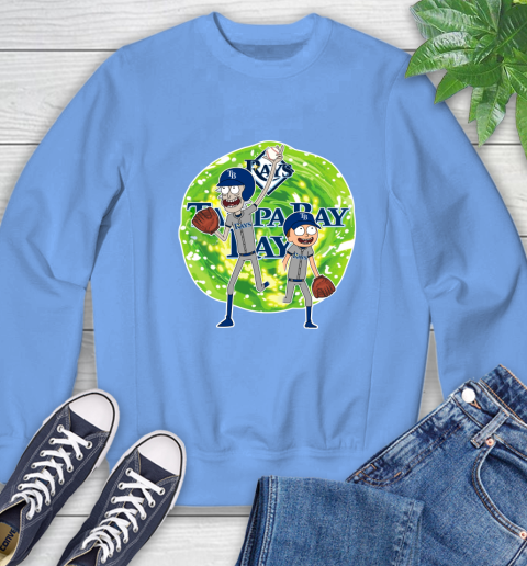 MLB Tampa Bay Rays Rick And Morty Baseball Sports Sweatshirt 11