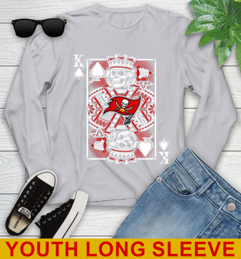 Tampa Bay Buccaneers NFL Football The King Of Spades Death Cards Shirt Youth Long Sleeve 5