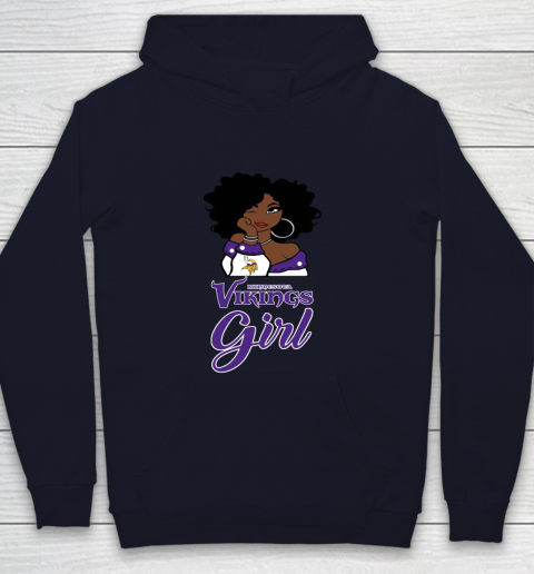 Minnesota Vikings Girl NFL Youth Hoodie 3