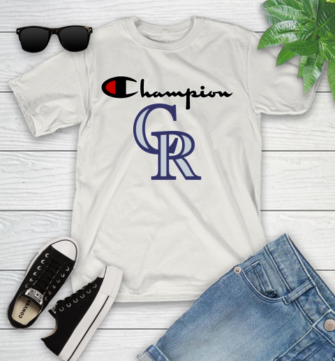 MLB Baseball Colorado Rockies Champion Shirt Youth T-Shirt 11