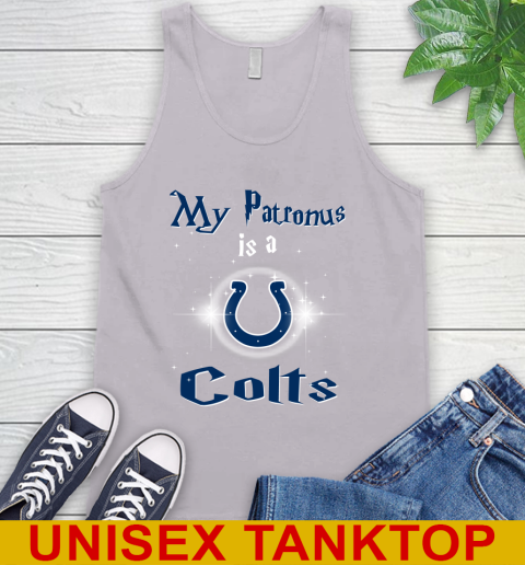NFL Football Harry Potter My Patronus Is A Indianapolis Colts Tank Top 3