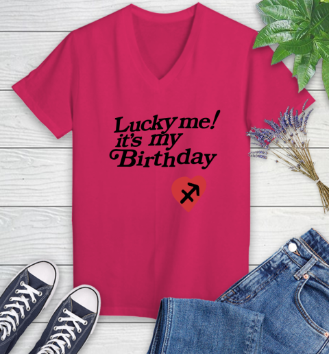 Lucky me it's my birthday shirt 64
