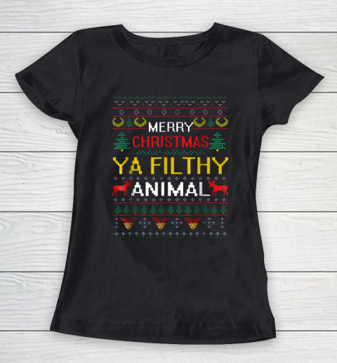 Filthy Animal Ya Merry Christmas Ugly Women's T-Shirt