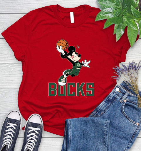 Milwaukee bucks cheap women's shirt